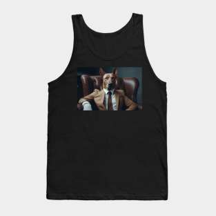 Suited Paws Tank Top